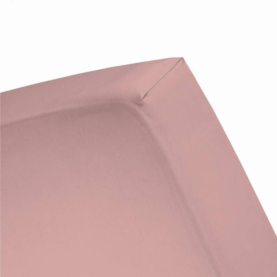 Damai Hoeslaken katoen 160-180 x 220 (22) dusty rose multiform (Lits-j XL)