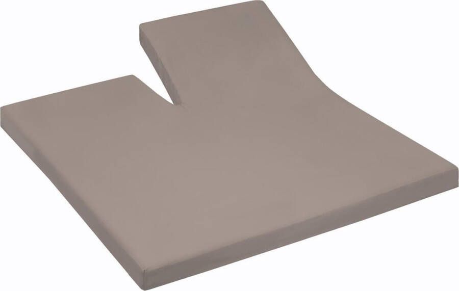 Damai Hoeslaken split (tot 35 cm) Katoen 180 x 210 cm Taupe