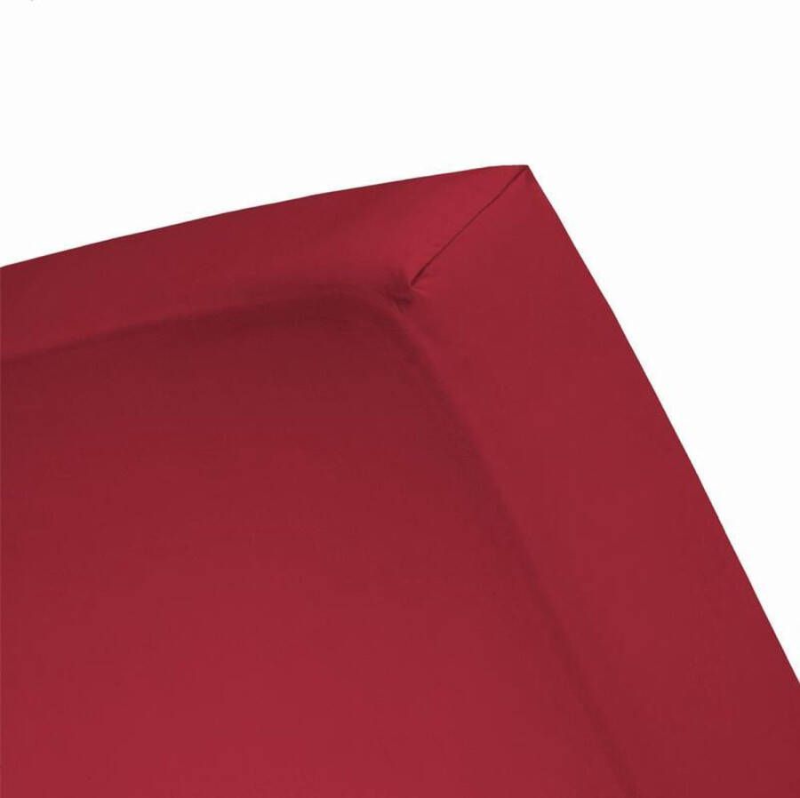 Damai Hoeslaken (tot 25 cm) Double Jersey 160 x 200 210 220 180 x 200 210 cm Red