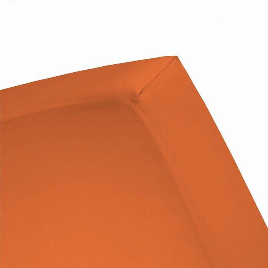 Damai Hoeslaken (tot 25 cm) Double Jersey 160 x 200 210 220 180 x 200 210 cm Mandarine