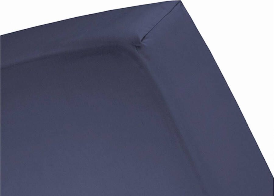 Damai Hoeslaken (tot 25 cm) Double Jersey 80 90 x 200 210 220 100 x 200 cm Dark blue
