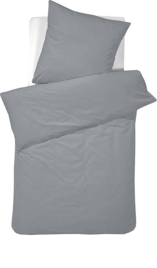 Damai Organic Dekbedovertrek met rits Bio satijn 155x220 cm Grey