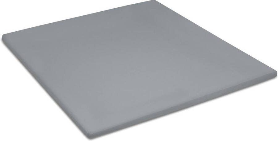 Damai Organic Topper hoeslaken (tot 15 cm) Bio satijn 180x220 cm Grey