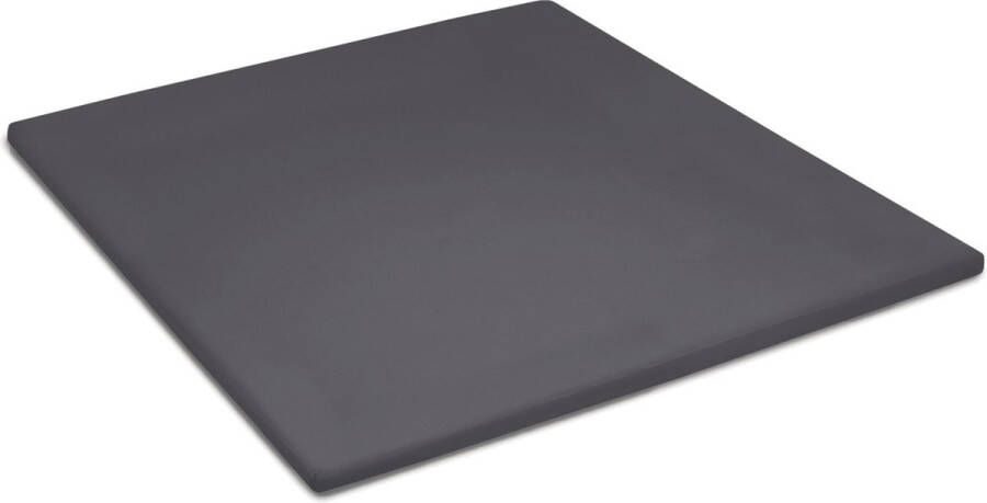 Damai Organic Topper hoeslaken (tot 15 cm) Bio satijn 140x200 cm Anthracite