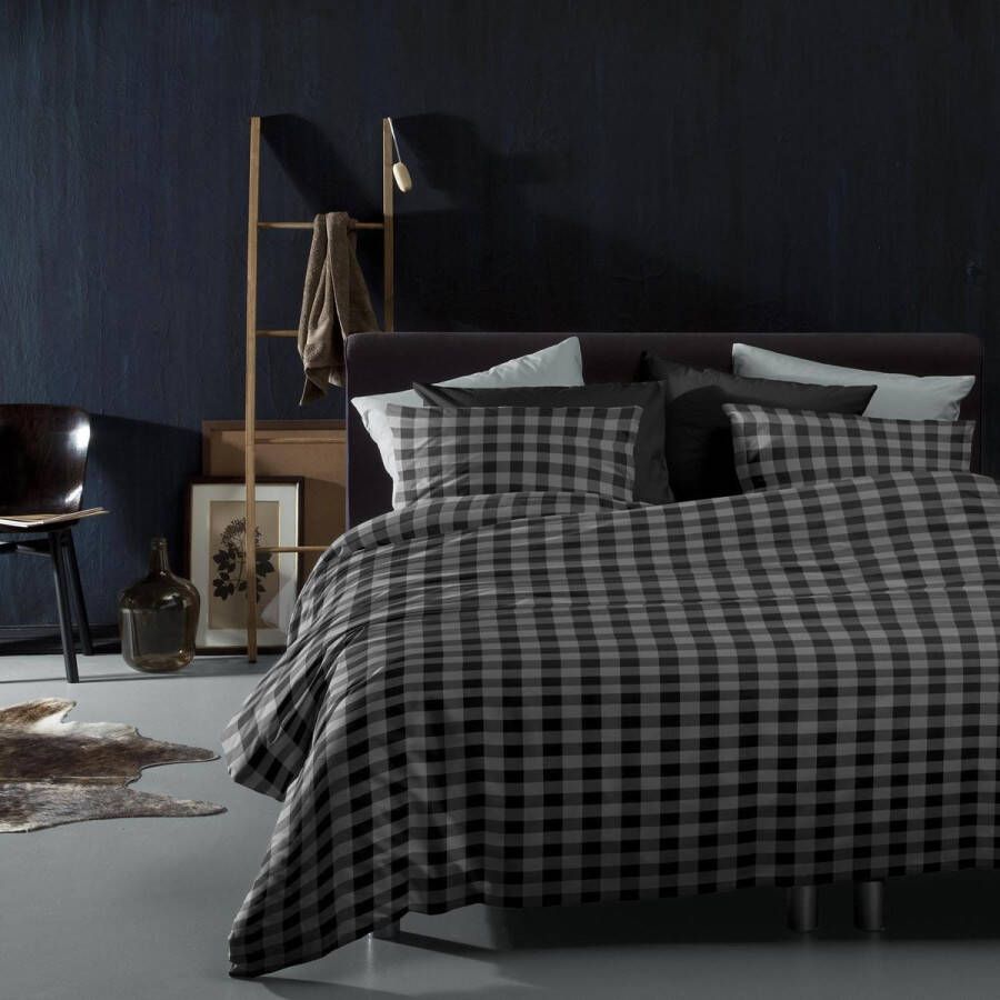 Damai dekbedovertrek Timber Flanel 260x200 220 cm Grey