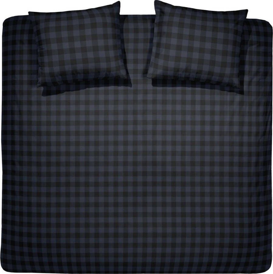 Damai Timber flanel dekbedovertrek Lits-jumeaux (240x200 220 cm + 2 slopen) Flanel Blue