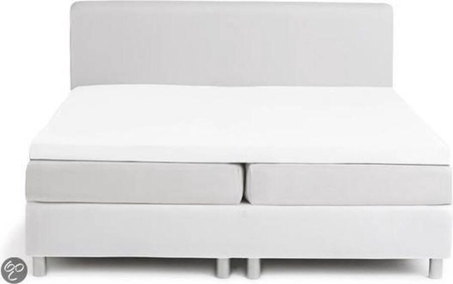 Damai Topcover katoen 160 x 200 (01) white Standaard (tot 8 cm) Nightkiss