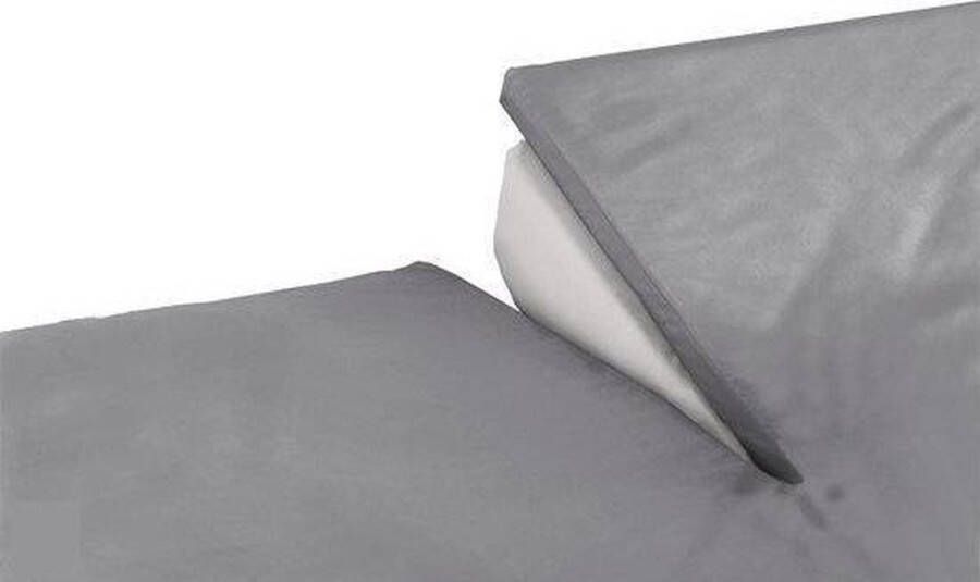 Damai Topcover katoen 200 x 200 (96) antracite BI-inkeping enkel (tot 8 cm) Nightkiss