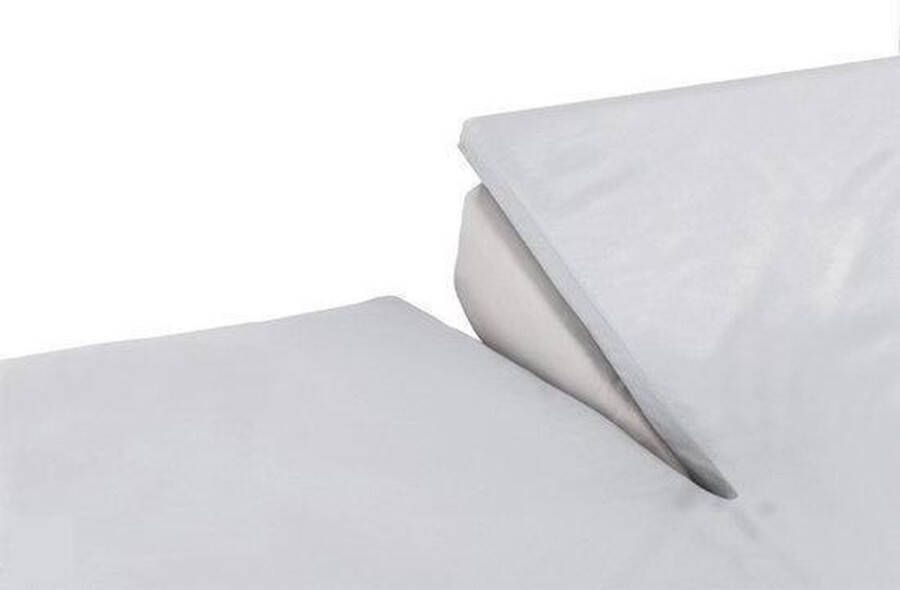 Damai Topcover katoen 200 x 210 (94) light grey BI-inkeping enkel (tot 8 cm) Nightkiss