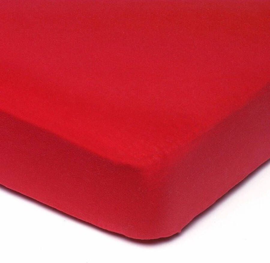 Damai Topper Hoeslaken Jersey 90 x 210 cm Red
