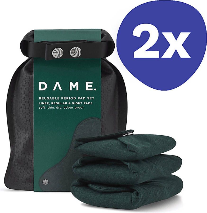 Dame Herbruikbare Set Maandverband (2 stuks)