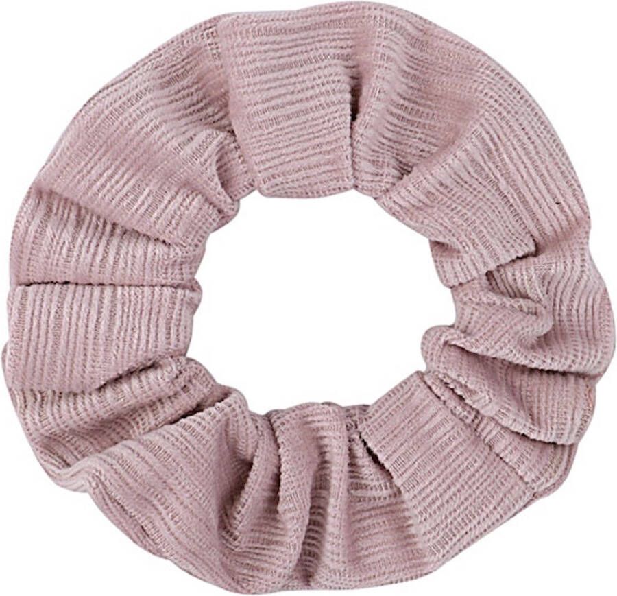 Damesdingetjes Luxe scrunchie Beige bruin Zacht voor je haar