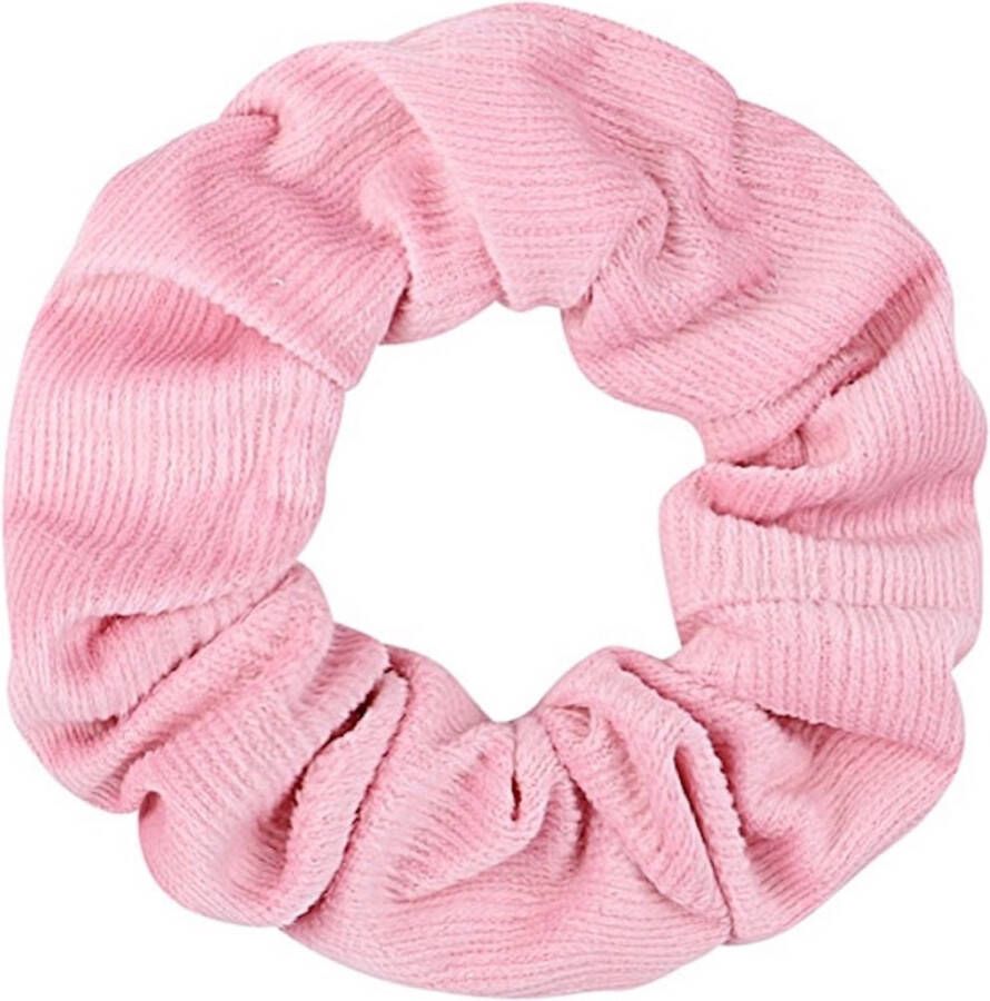 Damesdingetjes Roze scrunchie Zacht voor je haar Retro Fashion