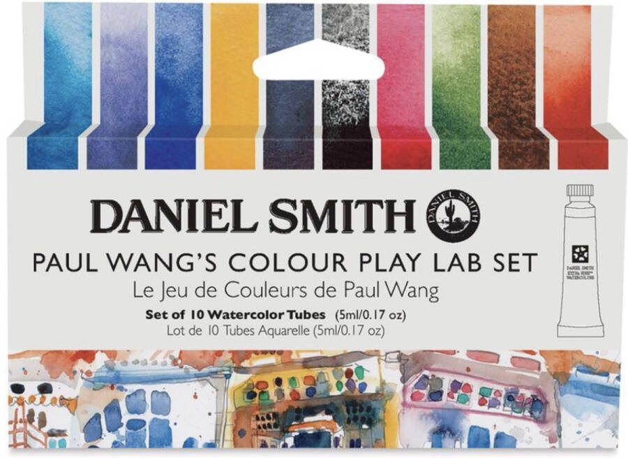 Daniel Smith Aquarelverf Professionele Aquarel Verf Watercolour 5ml Paul Wang's Colour Play Lab Set with 10 Tubes