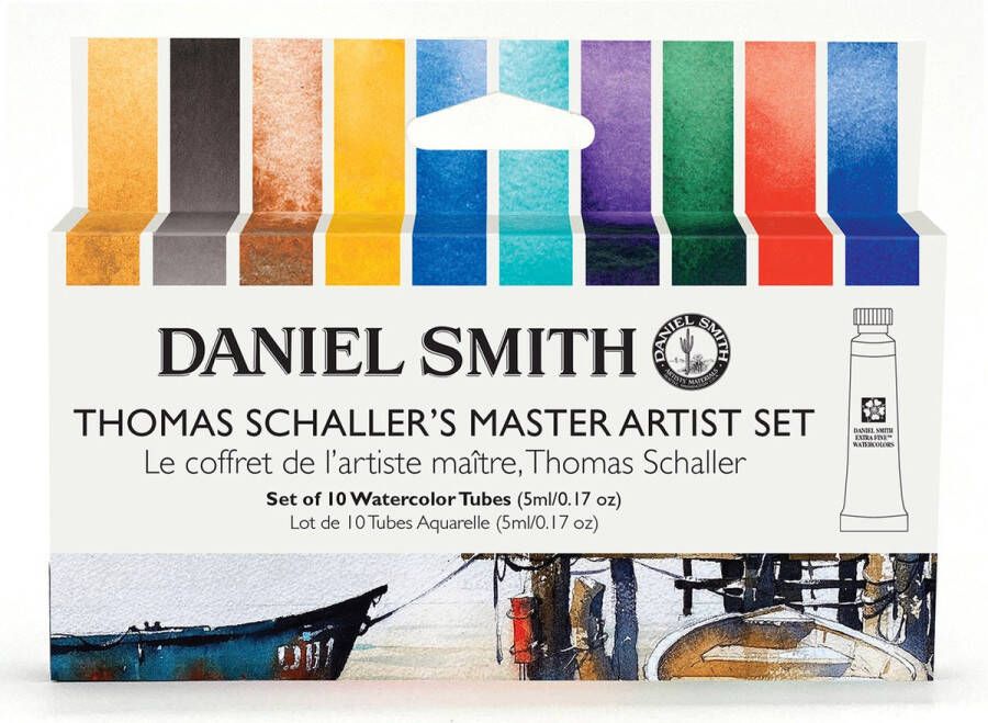 Daniel Smith Aquarelverf Professionele Kwaliteit Aquarel Verf Watercolour 5ml Thomas Schaller's Master Artist Set with 10 Tubes