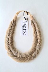 Dante Braid Fishtail Vlecht haarband met aanpasbare strap voor kinderen en volwassenen 882 Brown-Cool Blond Highlights