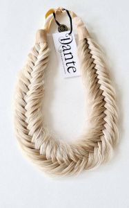 Dante Braid Fishtail Vlecht haarband met aanpasbare strap voor kinderen en volwassenen 116 Golden Brown-Blond mixed