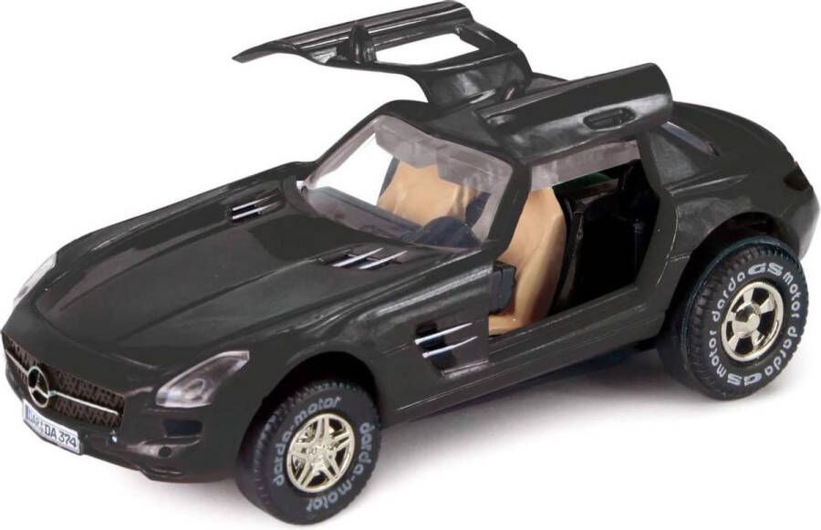 Darda Speelgoedauto Mercedes-benz Sls Amg Pull-back Zwart