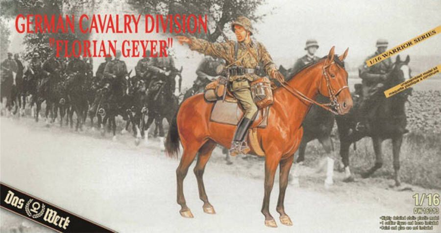 Das Werk 1:16 16013 German Cavalry Division Florian Geyer Plastic Modelbouwpakket