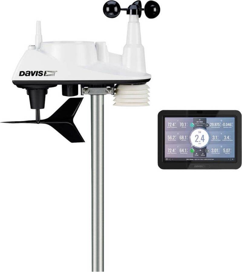 Davis Instruments VANTAGE VUE with console EU 6242EU Draadloos weerstation Aantal sensoren max.: 80