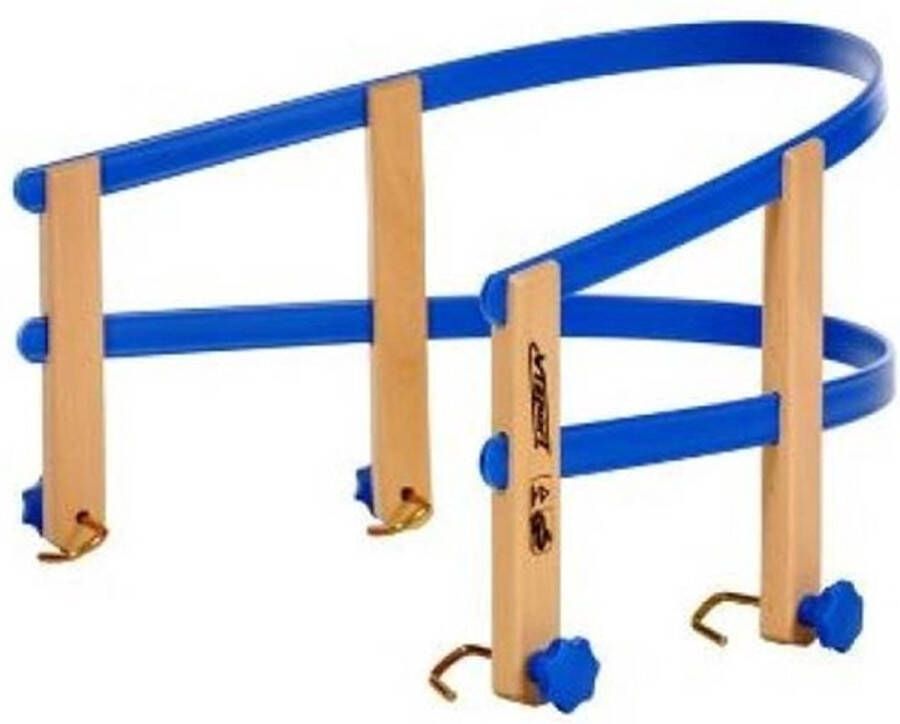 Talen Tools Rugsteun voor slee Hout kunststof Blauw - Foto 2