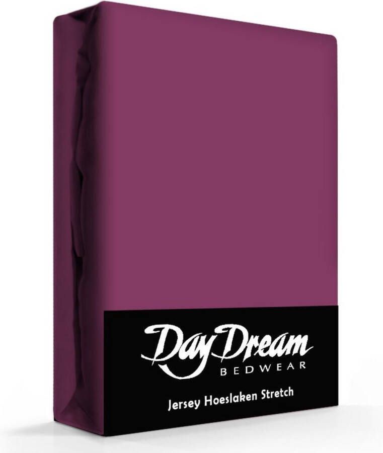 DAY Dream Jersey Hoeslaken Blackberry-180 x 200 cm