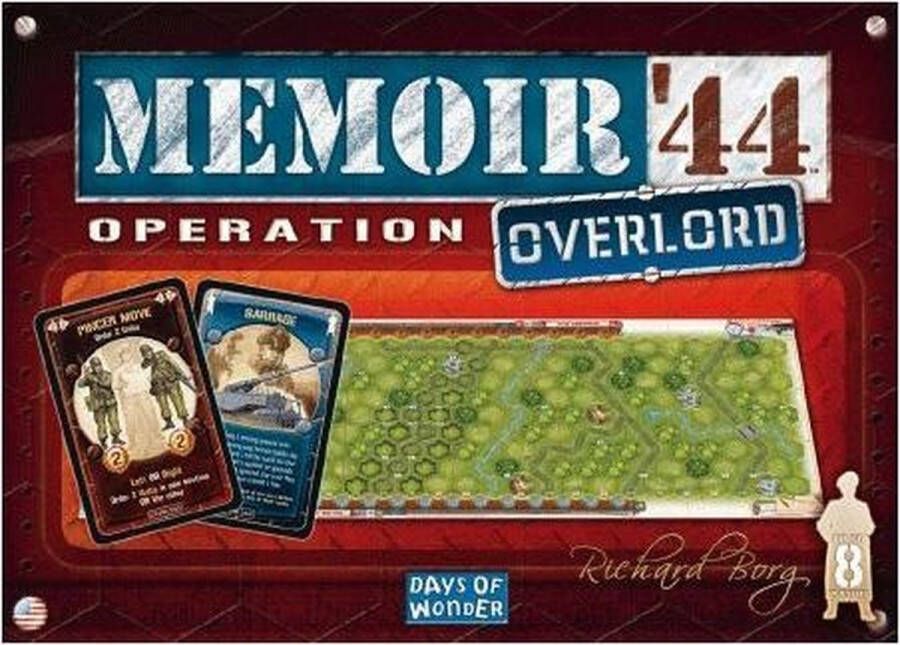 Days of Wonder Memoir '44 Operation Overlord Uitbreiding Bordspel