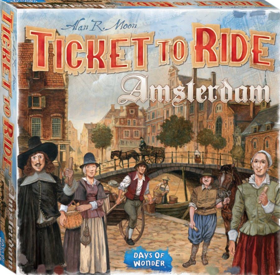 Days of Wonder Ticket to Ride Amsterdam Stedeneditie Bordspel