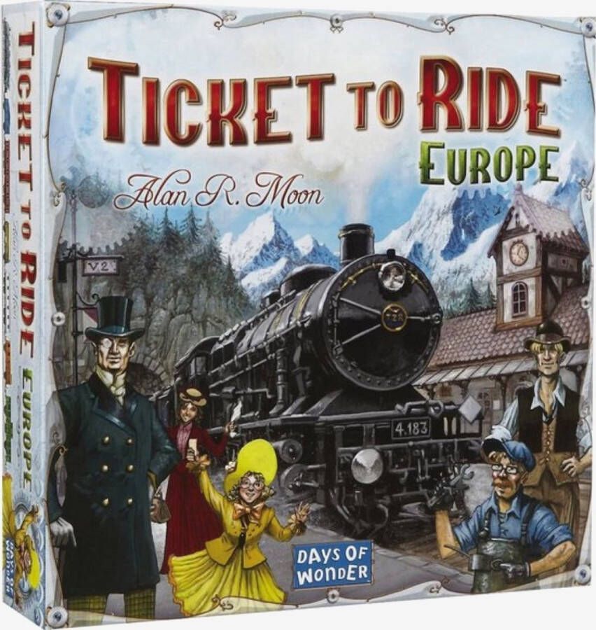 Days of Wonder Ticket To Ride Europe Bordspel 8 jaar en ouder 2 tot 5 spelers Top 10 Bordspellen 2023