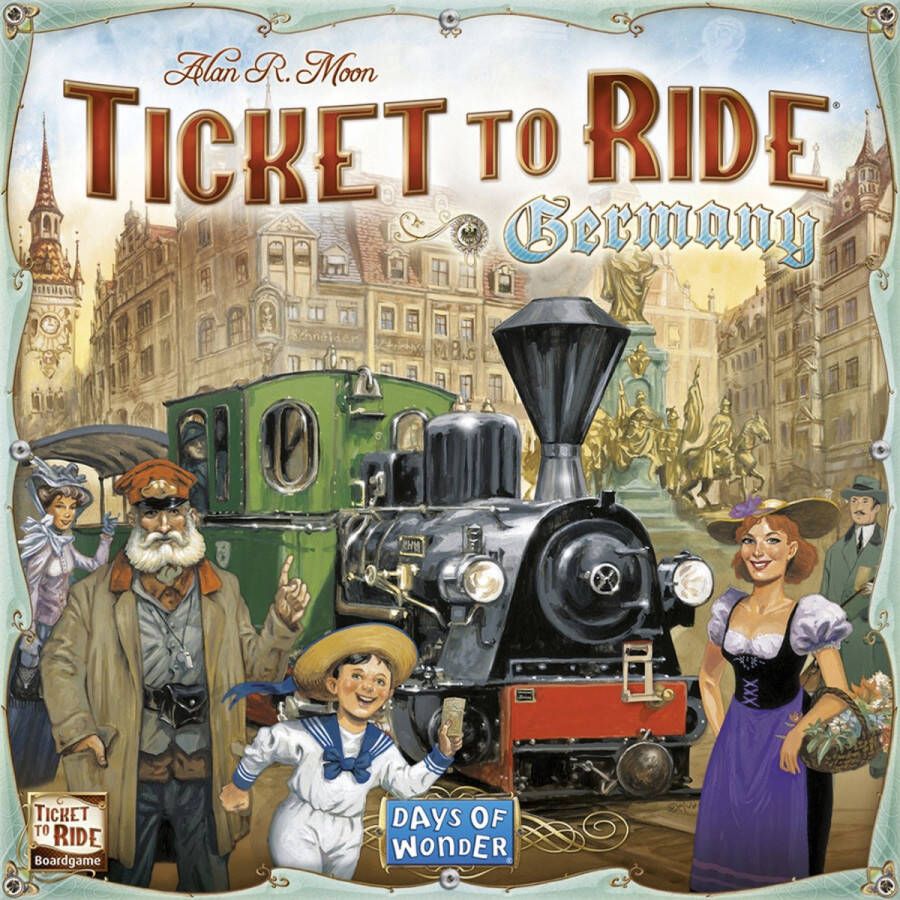 Days of Wonder Ticket to Ride Germany Stedeneditie Bordspel