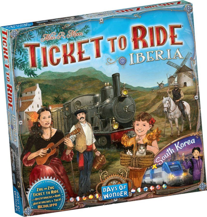 Days of Wonder Ticket to Ride Iberia South Korea Uitbreiding Bordspel