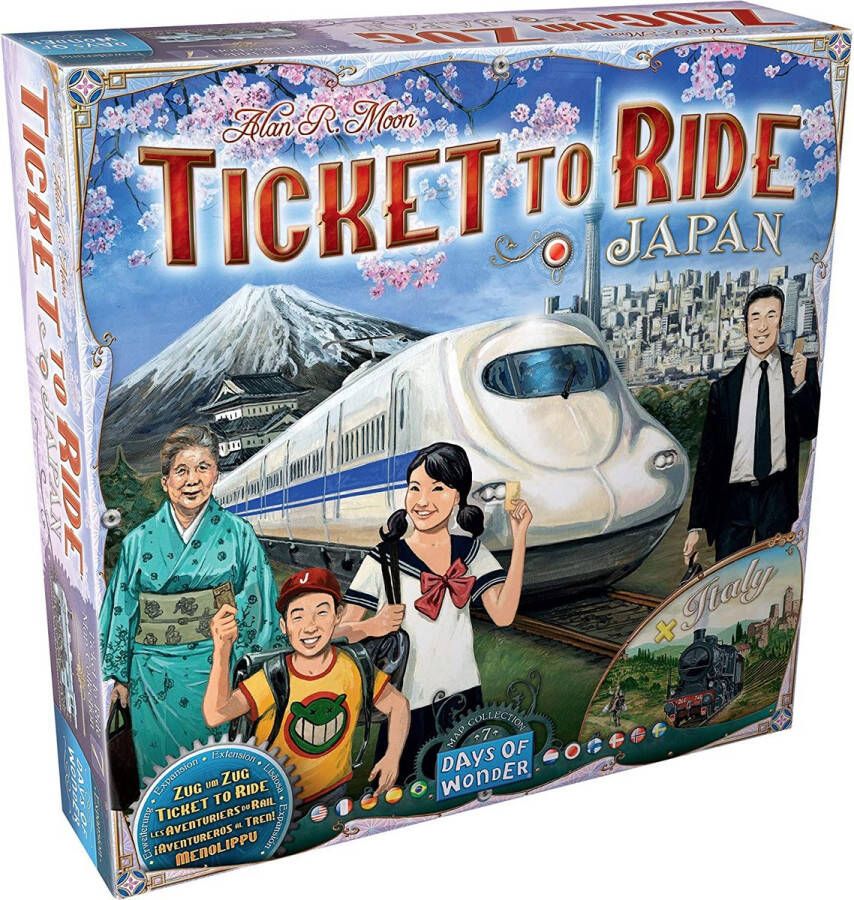 Days of Wonder Ticket to Ride Japan & Italy Uitbreiding Bordspel