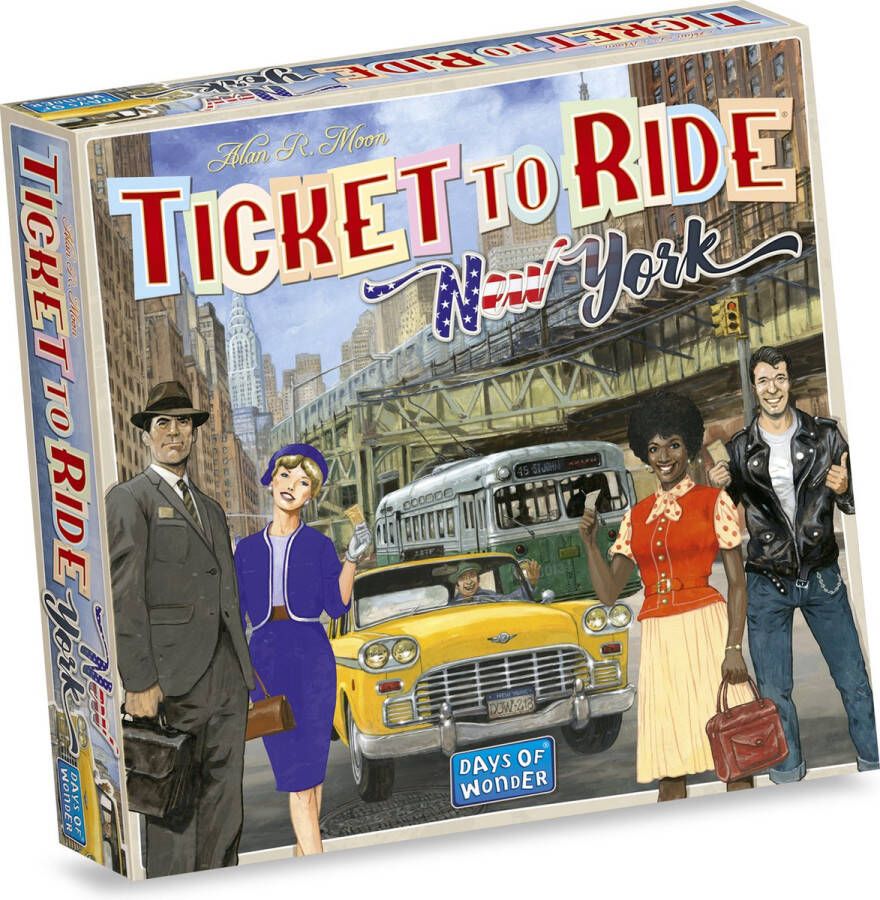 Days of Wonder Ticket to Ride New York Stedeneditie Bordspel