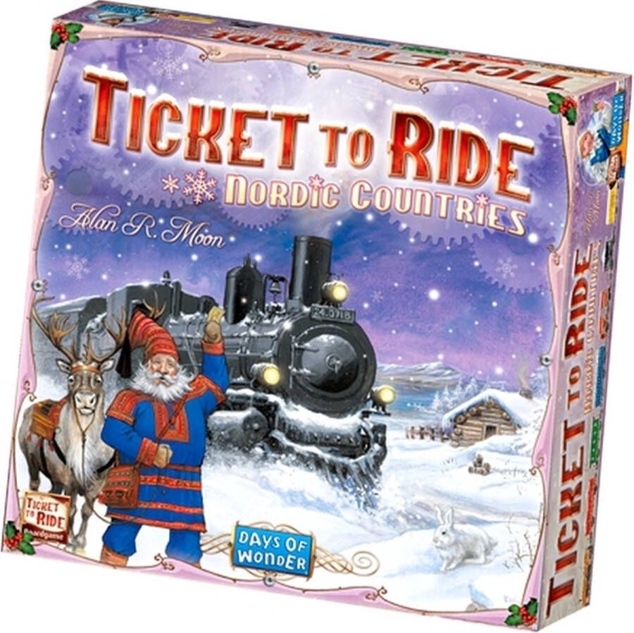 Days of Wonder Ticket to Ride Nordic Countries Engelstalig Bordspel