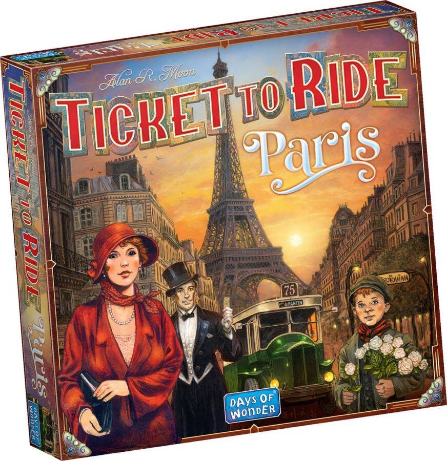 Days of Wonder Ticket to Ride Paris Stedeneditie Engelstalig Bordspel