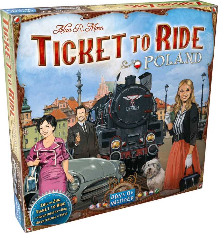 Days of Wonder Ticket To Ride Polen Uitbreiding Bordspel