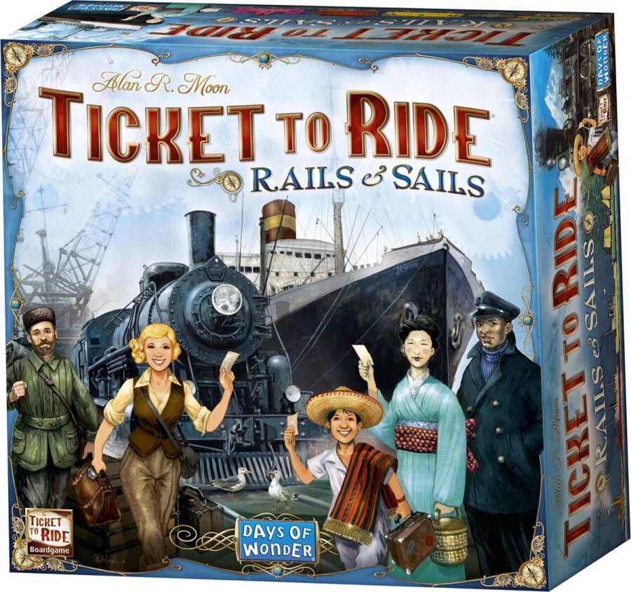 Days of Wonder Ticket to Ride Rails & Sails Engelstalig Bordspel