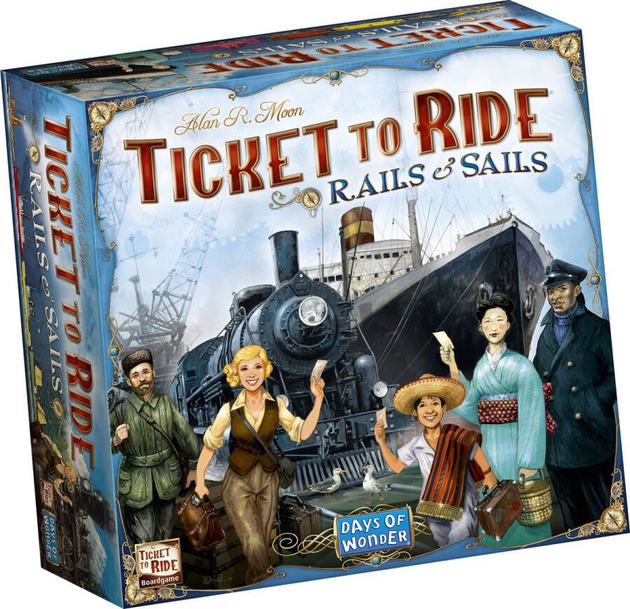 Days of Wonder Ticket to Ride Rails & Sails Bordspel Nederlandstalig