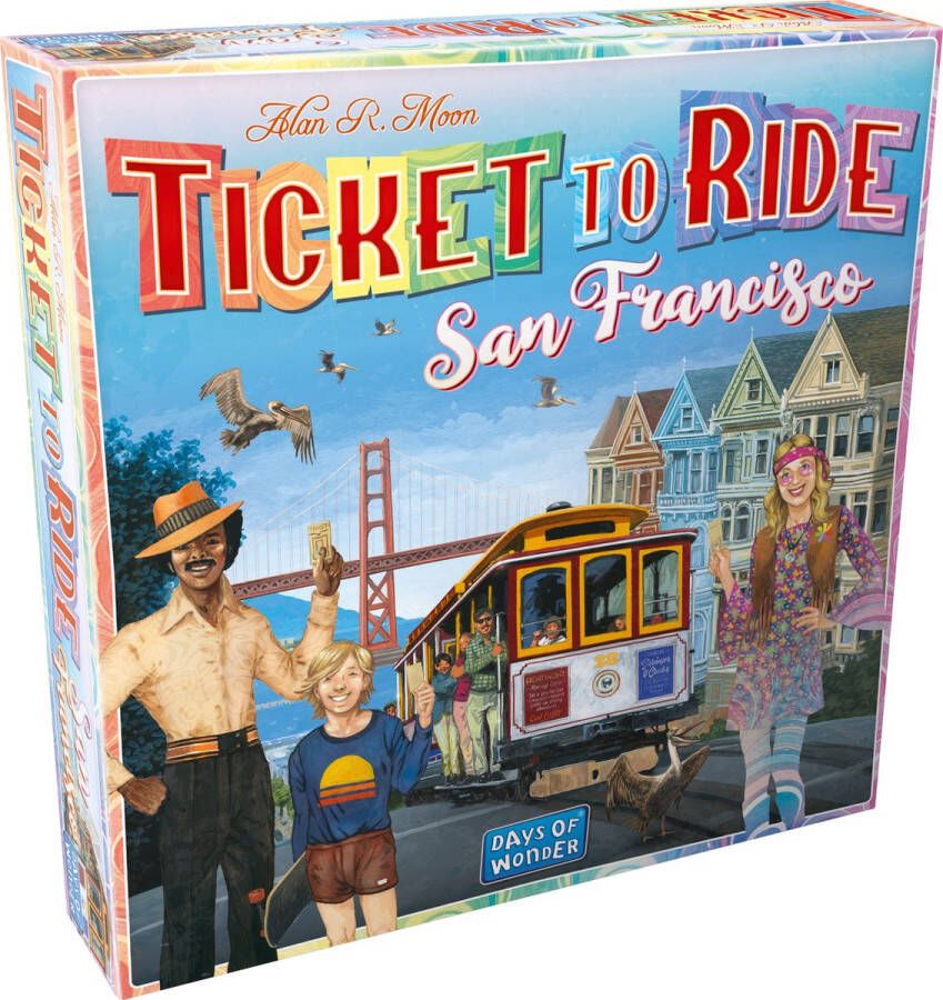 Days of Wonder Ticket To Ride San Francisco Stedeneditie Bordspel