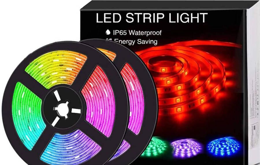 Dazwan Led strip 10 meter Met afstandsbediening en app Led light strip Led lights Led strips 16 Kleuren Colors Music Light Flex Decoration Color changing