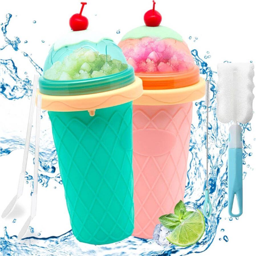Dazztime Slush Puppy Maker Slushy Maker Slush Puppy Beker Slush Puppy Maker Beker Knijpen Slush Maker Beker