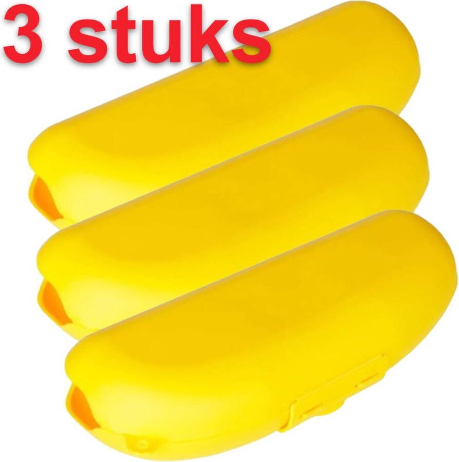 DBP Plastic Solutions Bananendoos Fruitbox bananen bewaardoos 3 stuks