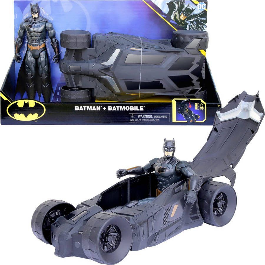 DC Comics Batman Speelfiguur Batmobile met Batman 30cm
