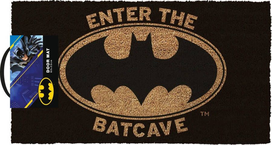 DC Comics Batman (Welcome To The Batcave) Coir Slim Door Mat