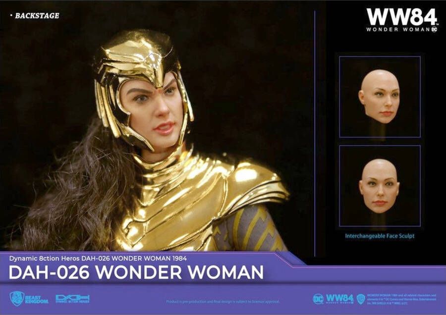 DC Comics Beast Kingdom Toys Wonder Woman Actiefiguur Wonder Woman 1984 Dynamic 8ction Heroes 1 9 Wonder Woman 21 cm Multicolours