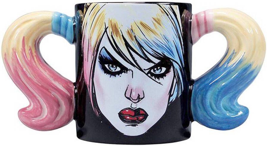 DC Comics Half Moon Bay Harley Quinn Mok beker Shaped Mug Multicolours