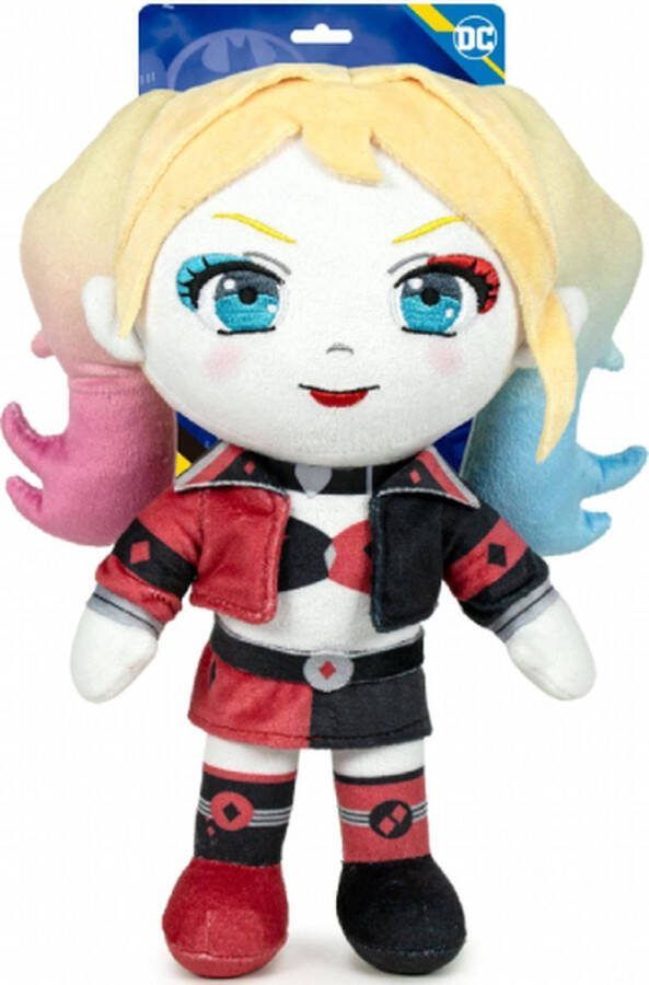 DC Comics Harley Quinn Pluche Knuffel 30 cm {Marvel Avengers Plush Toy Speelgoed knuffelpop voor kinderen jongens meisjes Superheld Hero Superman Batman Joker Spiderman Captain America Iron Man Hulk Thor Super Man}