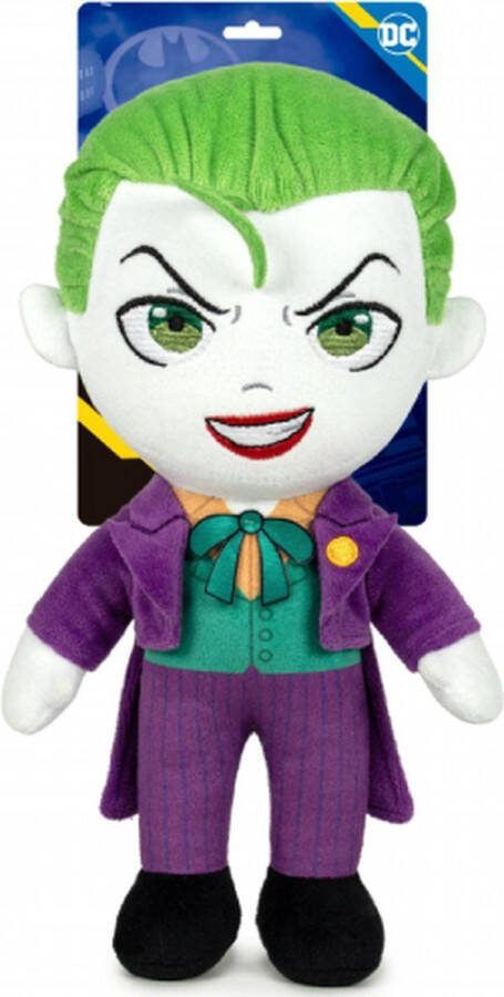 DC Comics Joker Pluche Knuffel 30 cm {Marvel Avengers Plush Toy Speelgoed knuffelpop voor kinderen jongens meisjes Superheld Hero Superman Batman Joker Spiderman Captain America Iron Man Hulk Thor Super Man}