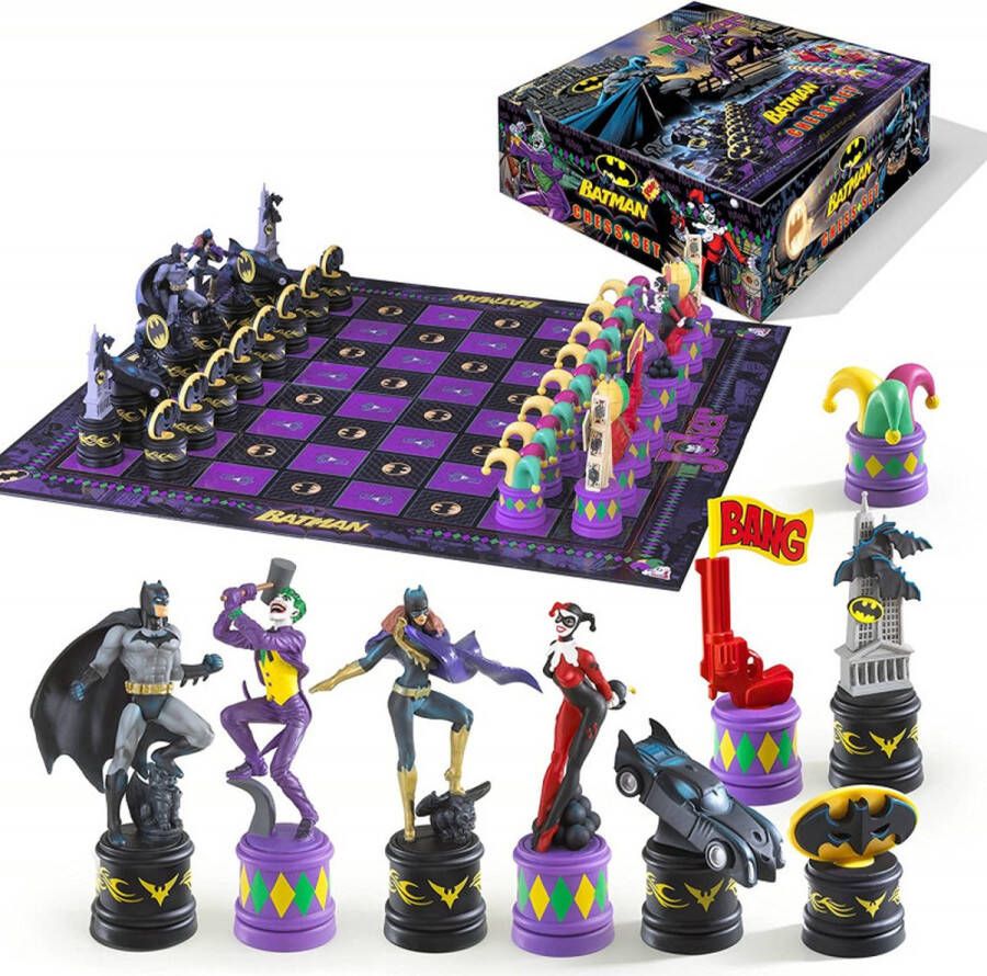 DC Comics Schaakset Batman Dark Knight vs Joker