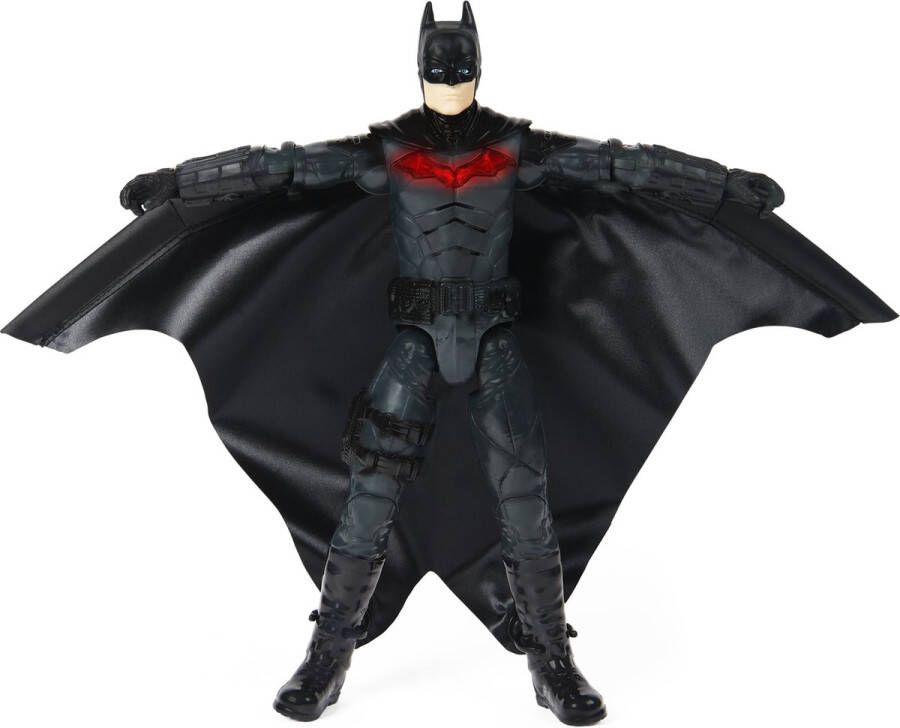 DC Comics The Batman Wingsuit Batman Speelfiguur Met vleugels licht & geluid 30cm